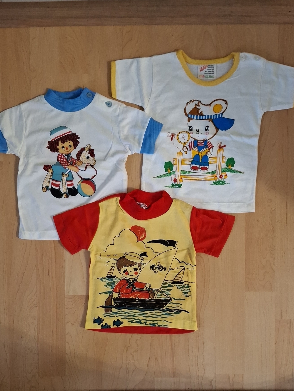 Set Of 3 Vintage Toddler Short Sleeve Tees Size 2
